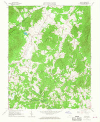 SEDALIA, VA HISTORICAL MAP GEOPDF 7.5X7.