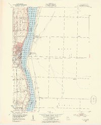 ST. CLAIR, MI HISTORICAL MAP GEOPDF 7.5X