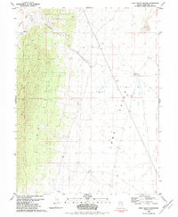 LONG VALLEY SLOUGH, NV HISTORICAL MAP GE