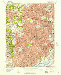 LANSDOWNE, PA HISTORICAL MAP GEOPDF 7.5X