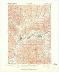 WHITEHALL, WI HISTORICAL MAP GEOPDF 15X1
