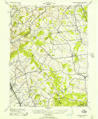MILFORD SQUARE, PA HISTORICAL MAP GEOPDF