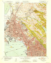 RICHMOND, CA HISTORICAL MAP GEOPDF 7.5X7