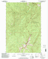 THREE PRONG MOUNTAIN, ID HISTORICAL MAP