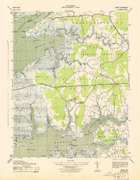 MONIE, MD HISTORICAL MAP GEOPDF 7.5X7.5