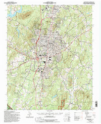 ASHEBORO, NC HISTORICAL MAP GEOPDF 7.5X7