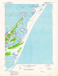 CHINCOTEAGUE EAST, VA HISTORICAL MAP GEO