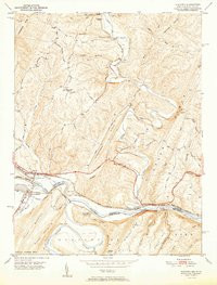 OLDTOWN, MD-WV HISTORICAL MAP GEOPDF 7.5