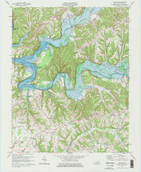 KNIFLEY, KY HISTORICAL MAP GEOPDF 7.5X7.