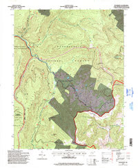 WOODROW, WV HISTORICAL MAP GEOPDF 7.5X7.
