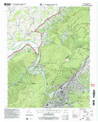 ERWIN, TN HISTORICAL MAP GEOPDF 7.5X7.5