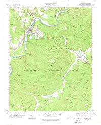 MARLINTON, WV HISTORICAL MAP GEOPDF 7.5X