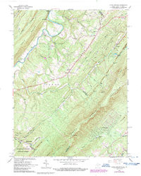 CAPON SPRINGS, WV-VA HISTORICAL MAP GEOP