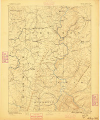 PARSONS, WV HISTORICAL MAP GEOPDF 30X30