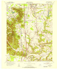 BROOKS, KY HISTORICAL MAP GEOPDF 7.5X7.5