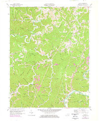 ADAMS, KY HISTORICAL MAP GEOPDF 7.5X7.5