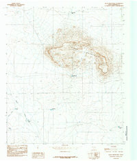 BLACK MOUNTAINS, TX HISTORICAL MAP GEOPD
