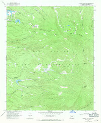 HAWLEY LAKE EAST, AZ HISTORICAL MAP GEOP
