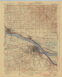 PADUCAH, IL-KY HISTORICAL MAP GEOPDF 15X