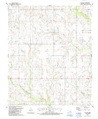RYAN NE, OK HISTORICAL MAP GEOPDF 7.5X7.