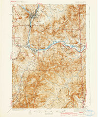 GORHAM, NH-ME HISTORICAL MAP GEOPDF 15X1