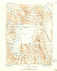 SIERRAVILLE, CA-NV HISTORICAL MAP GEOPDF