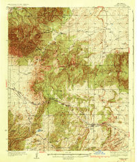 CAPITAN, NM HISTORICAL MAP GEOPDF 15X15