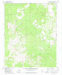 MUSTANG KNOLL, AZ HISTORICAL MAP GEOPDF