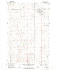HAZELTON, ND HISTORICAL MAP GEOPDF 7.5X7