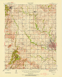 PARSONS, KS HISTORICAL MAP GEOPDF 15X15