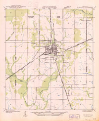 DEQUINCY, LA HISTORICAL MAP GEOPDF 7.5X7