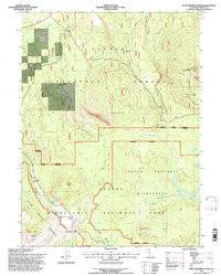 WEST PROSPECT PEAK, CA HISTORICAL MAP GE
