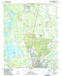COLUMBUS NORTH, MS HISTORICAL MAP GEOPDF