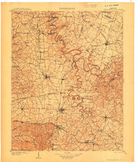 HARRODSBURG, KY HISTORICAL MAP GEOPDF 30