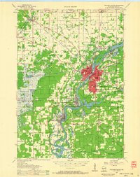 WISCONSIN RAPIDS, WI HISTORICAL MAP GEOP