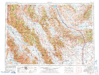 DUBOIS, ID-MT HISTORICAL MAP GEOPDF 1X2