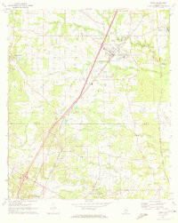 TERRY, MS HISTORICAL MAP GEOPDF 7.5X7.5