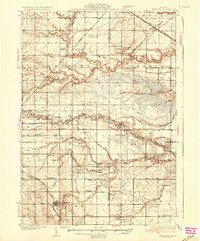 SHEPHERD, MI HISTORICAL MAP GEOPDF 15X15