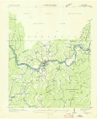 BRYSON CITY, NC HISTORICAL MAP GEOPDF 7.