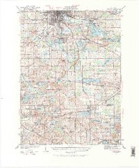 JACKSON, MI HISTORICAL MAP GEOPDF 15X15