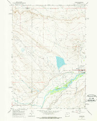 BYRON, WY HISTORICAL MAP GEOPDF 7.5X7.5