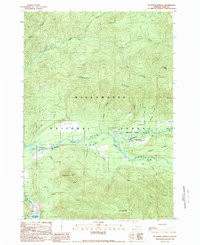 MCKENZIE BRIDGE, OR HISTORICAL MAP GEOPD