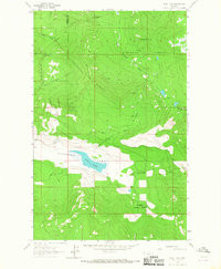 DAHL LAKE, MT HISTORICAL MAP GEOPDF 7.5X