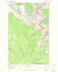 AHERN PASS, MT HISTORICAL MAP GEOPDF 7.5