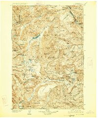 MOUNT AIX, WA HISTORICAL MAP GEOPDF 30X3