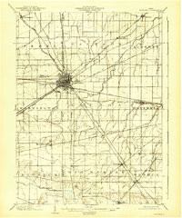 FOSTORIA, OH HISTORICAL MAP GEOPDF 15X15