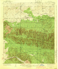 CAPITAN MOUNTAINS, NM HISTORICAL MAP GEO