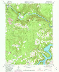 OHIOPYLE, PA HISTORICAL MAP GEOPDF 7.5X7