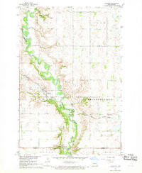 KATHRYN, ND HISTORICAL MAP GEOPDF 7.5X7.