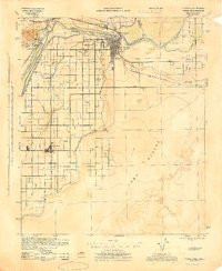 YUMA, AZ-CA HISTORICAL MAP GEOPDF 15X15